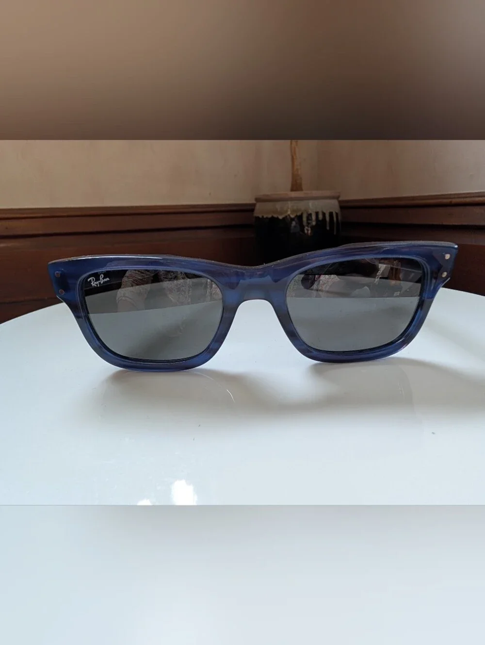 Ray Ban Mr Burbank Sunglasses In Blue